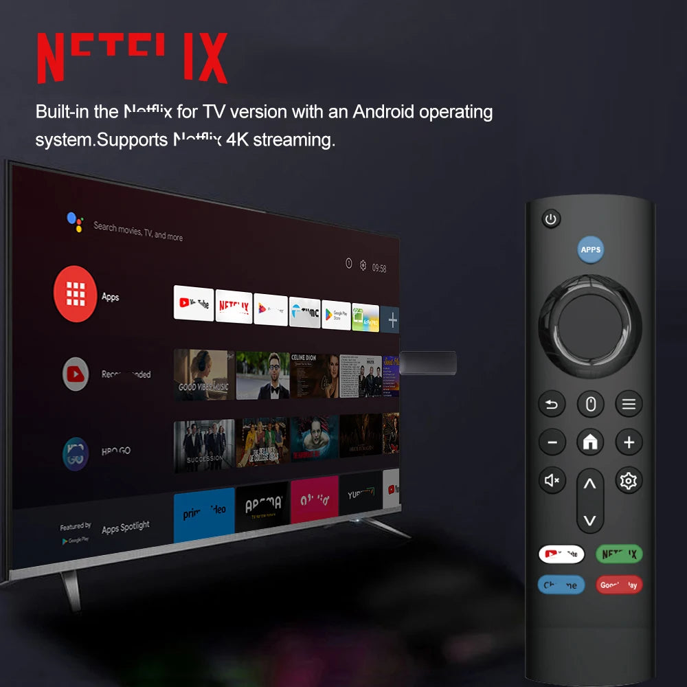 Velec TV Stick Android 4k wifi 6